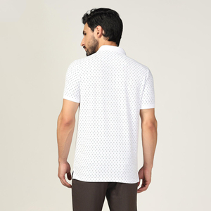Meilleure mode hommes pour Polo T-Shirt motif solide nouveauté haute qualité 100% coton à manches courtes vente en ligne - Product Image 3