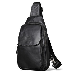 Bolso de Piel Auténtica para Hombre, Bolso de Mensajero de Moda, Bolso Cruzado de Viaje, Bolso Bandolera, Totalmente Personalizable - Product Image 5