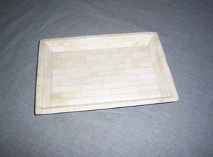 Elegante Bandeja Decorativa de Madera Personalizada para el Hogar, Bandeja de Servicio Elegante y Ecológica para Cada Ocasión, Hecha a Mano en India - Product Image 3