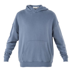 350 GSM algodón grueso en blanco liso de peso pesado sudaderas con capucha de gran tamaño sin cuerda Unisex logotipo personalizado de talla grande sudaderas con capucha para hombres - Product Image 5