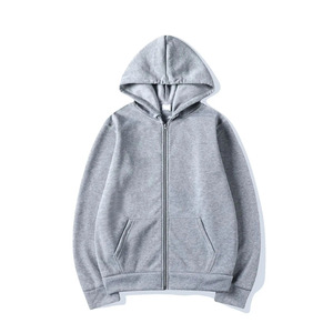 Sweat-shirts à capuche en coton à manches longues d'hiver en gros avec logo personnalisé, coupe-vent personnalisable avec fermeture éclair, sweat-shirt de sport - Product Image 2