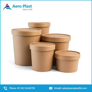 Kraft Paper Disposable Food <b>Container</b> <b>With</b> <b>Lid</b> Restaurant <b>Takeaway</b> Leakproof and Microwavable - Product Image 3
