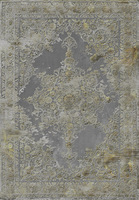 Tapis turc Adiva 20 pieds, tissé jacquard, fait à la machine, lavable, avec envers en polyester antidérapant, à poils ras, vente en gros