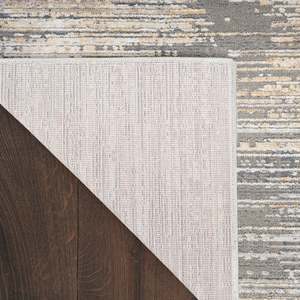 Nourison สีนามธรรม2'2x8 'พรมในร่มสีทองสีเทาทันสมัย - Product Image 2