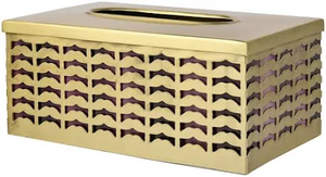 Boîte à mouchoirs en métal chic et durable résistante à la rouille pour la décoration de salle de bain et de salon du fournisseur indien - Product Image 5