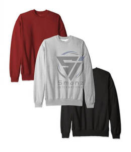 Sweat-shirts unisexes en tissu éponge lourd 100% coton de haute qualité, avec logo personnalisé en relief, vente en gros, style hip-hop, respirants - Product Image 3