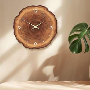 Wholesale Unique Handmade Quartz Wooden Wall <b>Clock</b> <b>Office</b> Decorative Wood <b>Clock</b> Needle Display Best Product for Living Portrait - Product Image 5