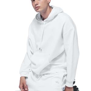 Sudadera con capucha Unisex Sudaderas con capucha Casual Jumper Sudaderas Hombres Fleece Plain Relaxed Fit Drop Shoulder Maroon Hoodie - Product Image 1