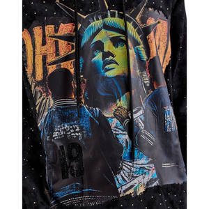 เสื้อฮู้ดดี้ผู้ชายลายพิมพ์เพชรเทียม ดีไซน์ล่าสุด พร้อมกระเป๋า ผ้าฝ้าย 100% ระบายอากาศได้ดี เหมาะสำหรับฤดูหนาว รับผลิตแบบ OEM - Product Image 4