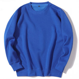 Sudadera Unisex de algodón con cuello redondo para hombre, jersey liso de manga larga, venta al por mayor, sudaderas bordadas finas para artista 2025 - Product Image 6