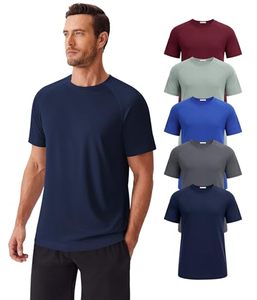 เสื้อยืดกีฬาแขนสั้นคุณภาพสูง ผลิตจากโพลีเอสเตอร์ 100% น้ำหนัก 180 กรัม เนื้อผ้าถักแบบลำลอง ระบายอากาศได้ดี แห้งเร็ว เหมาะสำหรับออกกำลังกายและวิ่ง - Product Image 1