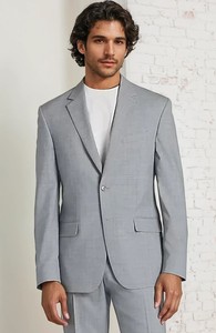 Traje de boda para hombre, conjuntos de chaqueta, talla grande, ajustado, Color sólido, ajuste a medida, oficina de negocios, trajes de 2 piezas, características transpirables - Product Image 2