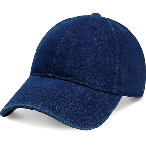 หมวกเบสบอลผ้าคอตตอน100% ปรับได้5แผงสีดำปรับได้พิมพ์โลโก้ตามสั่ง - Product Image 3