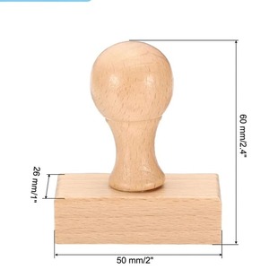 Timbre en bois de hêtre en forme de rectangle de haute qualité bon pour une utilisation de bureau - Product Image 5