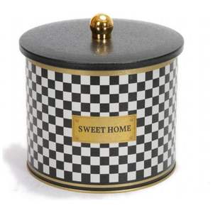 มือจับลูกบิดกระป๋องโลหะทรงกลมขนาด175x155มม. 3.5L สำหรับเก็บและภาชนะบรรจุอาหาร - Product Image 1