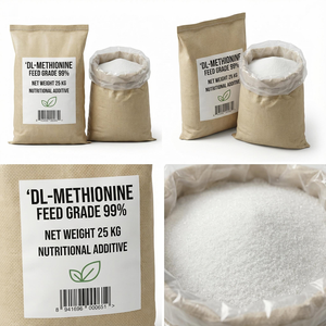 DL Metionina Aminoácido 99% Grado Alimenticio Materia Prima Nutricional para Animales - Product Image 6