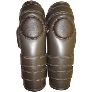 Meilleur prix, équipement équestre durable, logo personnalisé, genouillères d'équitation polo avec protection rembourrée douce, faible MOQ - Product Image 1