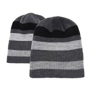 Gorros de Punto Elásticos y Suaves para Hombre, Gorro de Invierno Cómodo y Cálido, Estilo Slouchy para Exteriores, 100% Acrílico Jacquard - Product Image 1