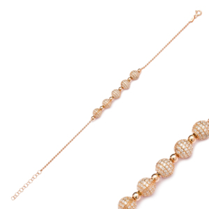 สร้อยคอหิน CZ สีขาวดีไซน์เสน่ห์5เม็ดทำจากเงินแท้เครื่องประดับทันสมัยสำหรับ925 - Product Image 2