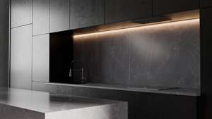 แผ่นควอตซ์พิมพ์ลายโพลีเมอร์สำหรับเคาน์เตอร์ครัวและท็อปโต๊ะเครื่องแป้ง หนา 2 ซม. 3 ซม. ขัดเงา สำเร็จรูป สำหรับใช้ในงานก่อสร้าง - Product Image 3