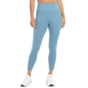 Mallas deportivas con logotipo personalizado para entrenamiento y gimnasio, pantalones de yoga para mujer, mallas de cintura alta con control de barriga para mujer - Product Image 1