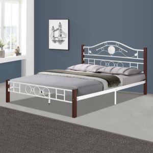 Muebles de dormitorio de diseño moderno de Malasia Domica, marco de cama de metal tamaño King doble Queen, muebles para el hogar, construcción de acero - Product Image 2