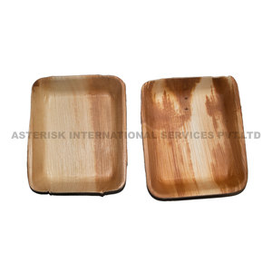Vaisselle jetable Feuille Plats Assiettes Écologique Biodégradable Dîner Assiette Accepter Forme Personnalisée 100% Compostable - Product Image 1