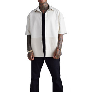 Vente en gros Chemise en cuir légère et respirante pour hommes Chemise en cuir tendance Chemise en cuir de qualité supérieure pour hommes - Product Image 3