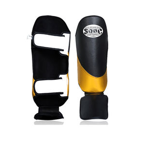 Conception personnalisée Protège-tibias imperméables de qualité pour la boxe Kick Protection professionnelle en cuir synthétique personnalisée Sécurité sportive - Product Image 1