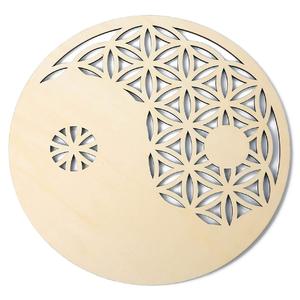 Fabriqué à la main grand panneau en bois rond intérieur décoratif en bois Art mural panneaux sculptés à la main pour la décoration intérieure - Product Image 5
