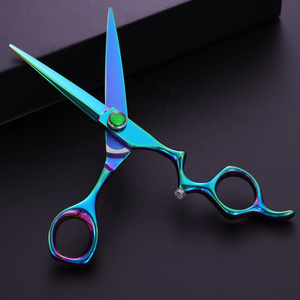 กรรไกรตัดผมสเตนเลสขนาด6นิ้วสำหรับร้านเสริมสวยกรรไกรช่างตัดผมแบบมืออาชีพ440C ญี่ปุ่น - Product Image 4