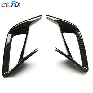 Kit carrosserie ABS aspect carbone, pare-chocs arrière, phares antibrouillard, capuchons d'aération latérale Canards pour <span class=keywords><strong>Ford</strong></span> <span class=keywords><strong>Focus</strong></span> <span class=keywords><strong>ST</strong></span> <span class=keywords><strong>Line</strong></span> X MK4 2019-2021 - Product Image 3