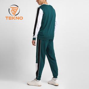 ชุดวอร์มสำหรับผู้ชายชุดวิ่งออกกำลังกายผ้าคอตตอนทรงสลิมฟิตชุดวอร์มชุดวอร์มสำหรับผู้ชายน้ำหนักปานกลางไม่เหมือนใครดูคอกลมของผู้ชาย - Product Image 3