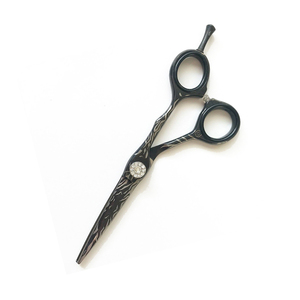 Ciseaux de coupe de cheveux de la meilleure qualité Ciseaux de coupe de cheveux extra pointus en acier inoxydable avec repose-doigt réglable - Product Image 3