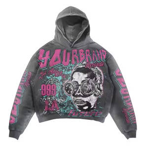 Sweat à capuche professionnel pour le travail en hiver, design décontracté, style streetwear tendance, imprimé à l'écran, 100% coton, respirant - Product Image 6