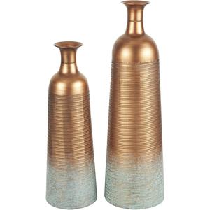 Jarrón de latón dorado mate elegante personalizable, decoración de Metal de hierro atemporal para el hogar y la Oficina para arreglos florales personalizados - Product Image 4