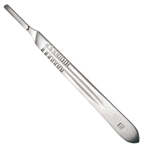 Cuchilla Quirúrgica Estéril N.° 3 N.° 4 con Mango de Acero Inoxidable - Product Image 1