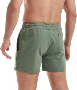 Pantalones cortos de algodón para hombre de talla grande al por mayor pantalones cortos de gimnasio personalizados para correr de verano Pantalones cortos de gimnasio de felpa francesa suave - Product Image 5