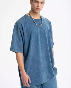 T-shirt col montant en coton pour hommes, manches tombantes, manches longues, séchage rapide, sport, course à pied - Product Image 5