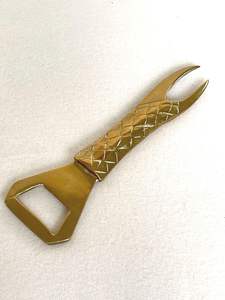 ที่เปิดขวดทำจากทองเหลืองแบนหรูหราทำด้วยมืองานตามสั่งที่เปิดขวดโลหะสไตล์วินเทจทันสมัยสำหรับอุปกรณ์เสริมในบาร์ร้านอาหาร - Product Image 2