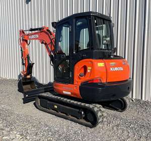 For KX040-4 Mini Excavator 2023 34.7KW Enclosed Cab EPA CE Certified HYDAC Cylinders/Pumps Core Components 5000KG - Product Image 1