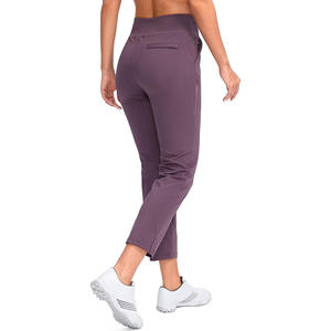 Pantalones de golf personalizados para mujer, de secado rápido, elásticos y cómodos, se ajustan a colores personalizados, etiquetas de logotipos, ideales para torneos y entrenamiento - Product Image 2