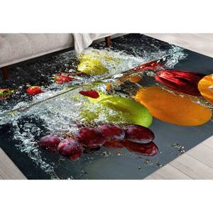 Tapis Fruit Splash : Décoration moderne et colorée pour la maison, tapis fin non tissé - Product Image 5