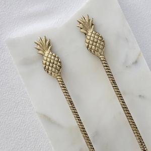 Hot Selling Handmade Pineapple End Handle Metal Golden <b>Fork</b> in Wholesale Price From India - Product Image 2