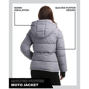 Blouson matelassé d'hiver tendance pour homme, coupe standard, idéal pour la randonnée en extérieur, avec logo personnalisé, coupe-vent, imperméable, style urbain. - Product Image 2