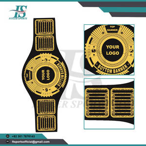 Cinturón de Campeonato Estilo UFC al por Mayor, Equipo de Entrenamiento Personalizado Premium, Fabricante de Cinturones de Título de Lucha Personalizables OEM ODM - Product Image 2
