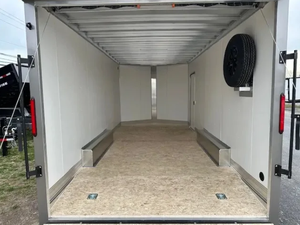 Aluminum Blackout 6x12 Enclosed <b>Cargo</b> <b>Trailer</b> High Capacity Enclosed <b>Cargo</b> <b>Trailer</b> Low Price - Product Image 5