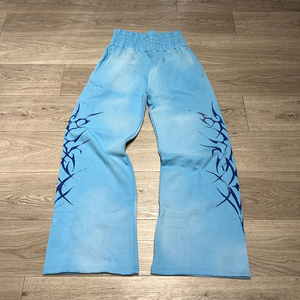 Unisex Double Waist Straight <b>Sweatpants</b> <b>for</b> <b>women</b> Loose Trousers Blank Wide Leg Track Sweat Pants 100% Cotton French Terry - Product Image 6