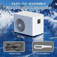 Refroidisseur d'eau 1HP pour bain froid, compatible avec baignoire à glace, livraison depuis l'entrepôt américain en 7 jours ouvrables