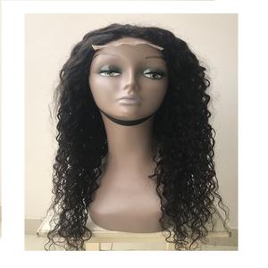 Exportación Raw Indian Temple Virgen Peluca rizada natural Cabello humano de un solo donante Tamaño de gorra pequeña para mujeres Proveedor indio - Product Image 1